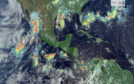 Se activa el Plan Marina en su fase de prevención en las costas del Pacífico mexicano por la presencia de la tormenta tropical 